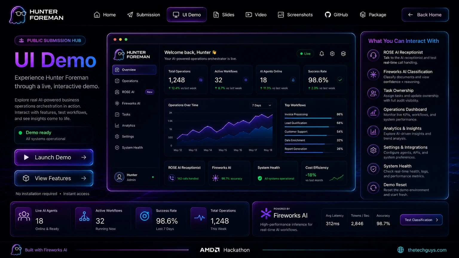 Hunter Foreman demo page