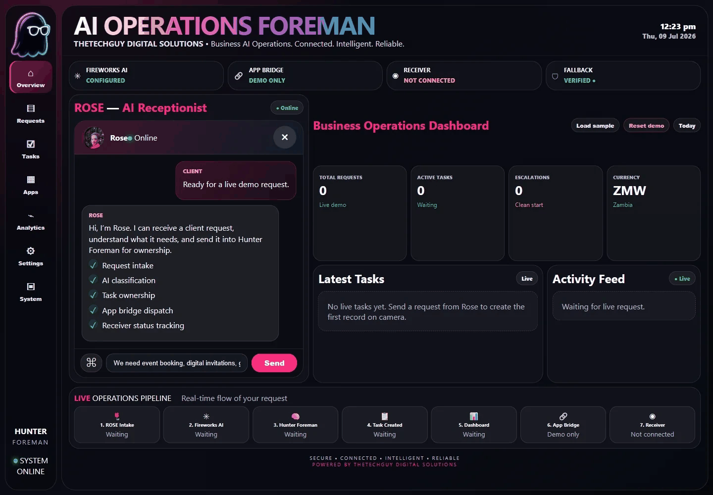 Animated Hunter Foreman demo preview
